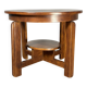 Midcentury Dutch Art Deco mahogany side or coffee table, ca 1940s - 1950s
