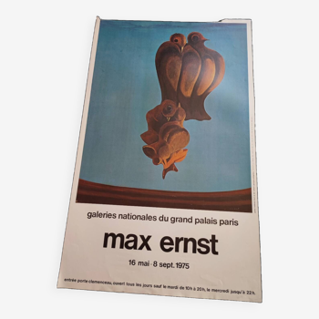 Max Ernst affiche exposition 1975
