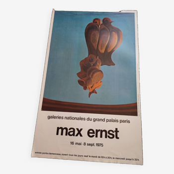 Max Ernst exhibition poster 1975