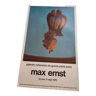 Max Ernst affiche exposition 1975