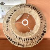 Vintage woven wool lampshade