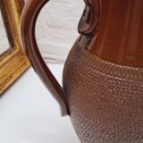 Chocolate stoneware pitcher
