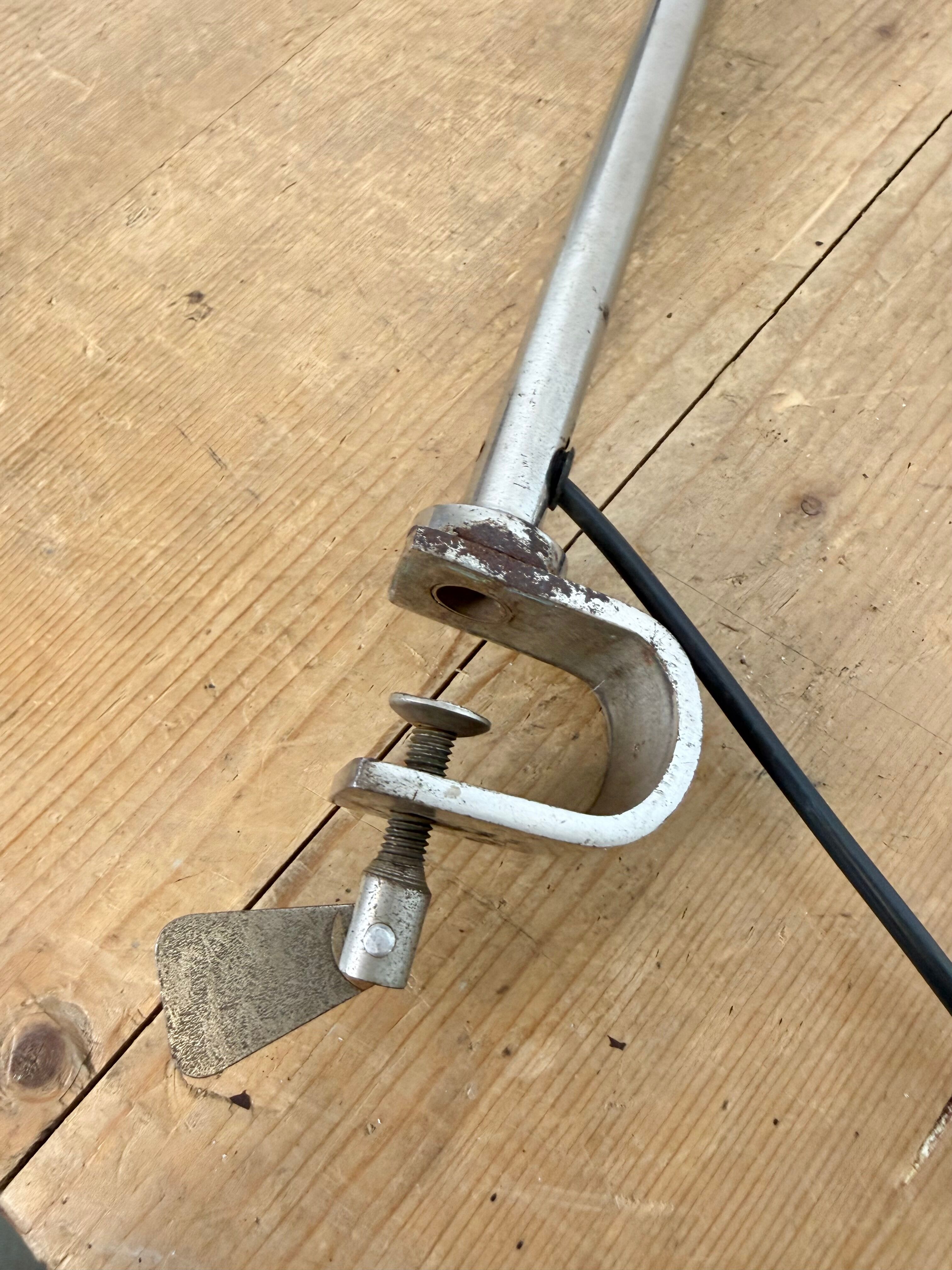 Industrial Workshop Gooseneck Table Lamp, 1960s