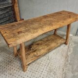 Old workbench side table washbasin furniture 54 x 170 cm