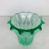 Art Deco vase Pierre d'Avesn, green color