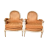 Pair of armchairs Louis XVI style