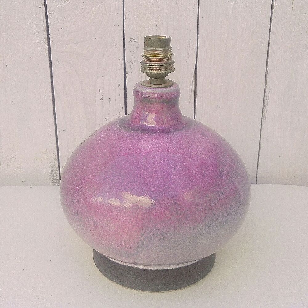 Ceramic lamp foot by Eduardo Constantino