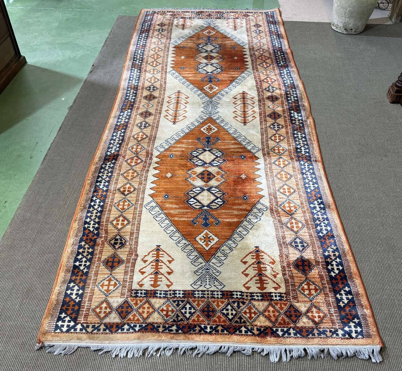 Handmade wool Persian carpet