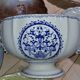 Covered soup tureen and its stand in Gien earthenware –