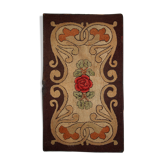 Carpet former American hooke made hand 76x130cm 1900