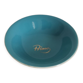 Vintage sarreguemines digoin france blue primo gold bowl
