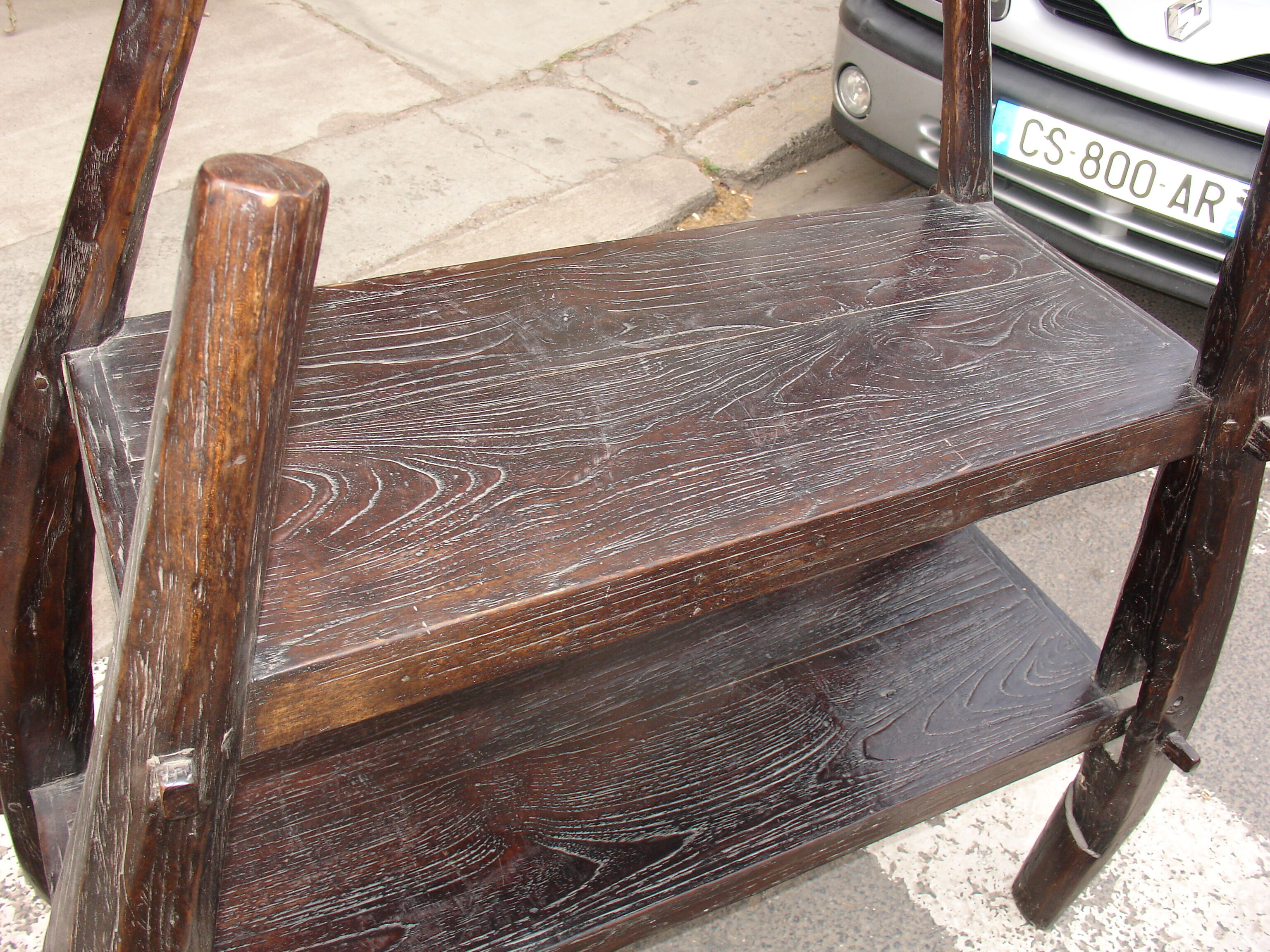 Folk Art Console in Mulberry