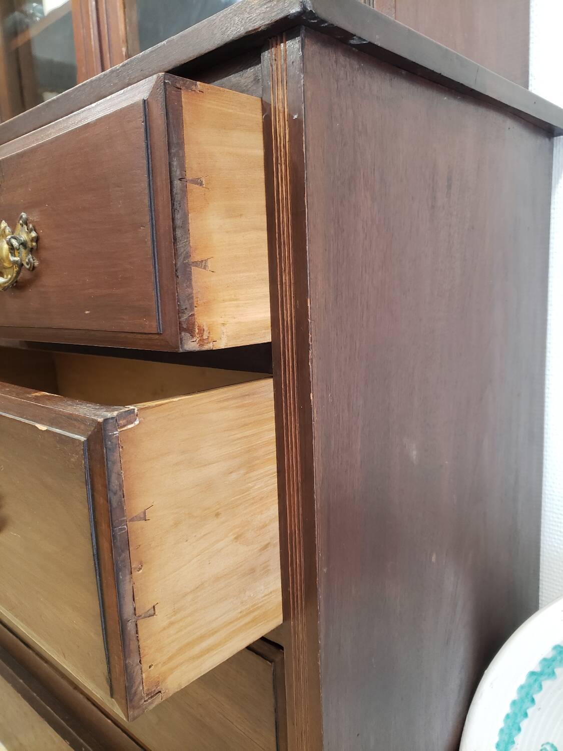 George III English commode library