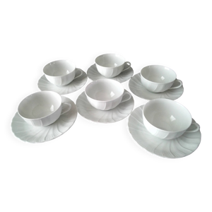 6 Tasses à thé ou café - limoges