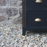 Bedside table shells handles