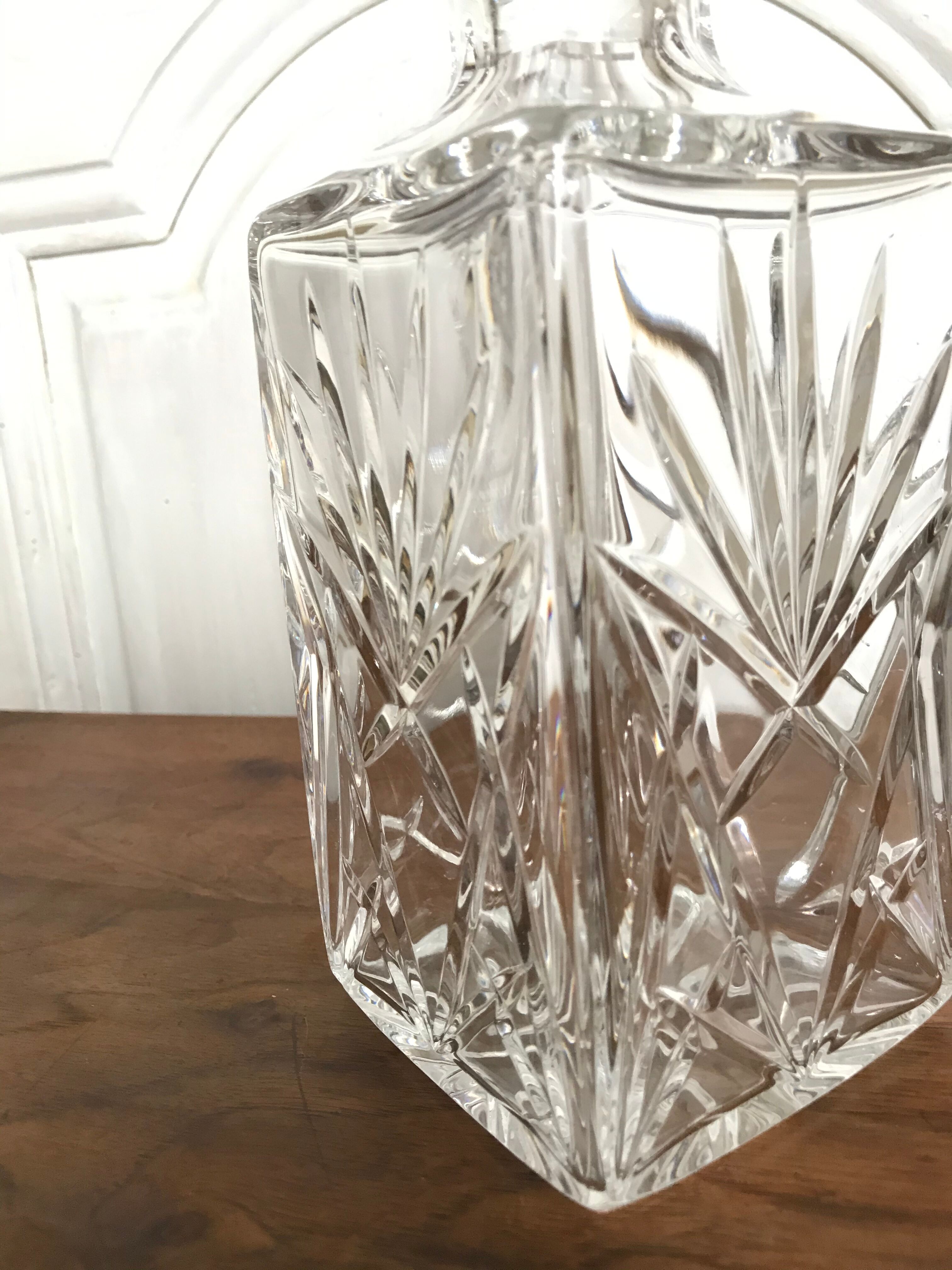 Crystal whisky carafe
