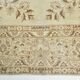 Tapis Vintage Beige Clair Motif Médaillon Floral Élégant, 354x458 Cm
