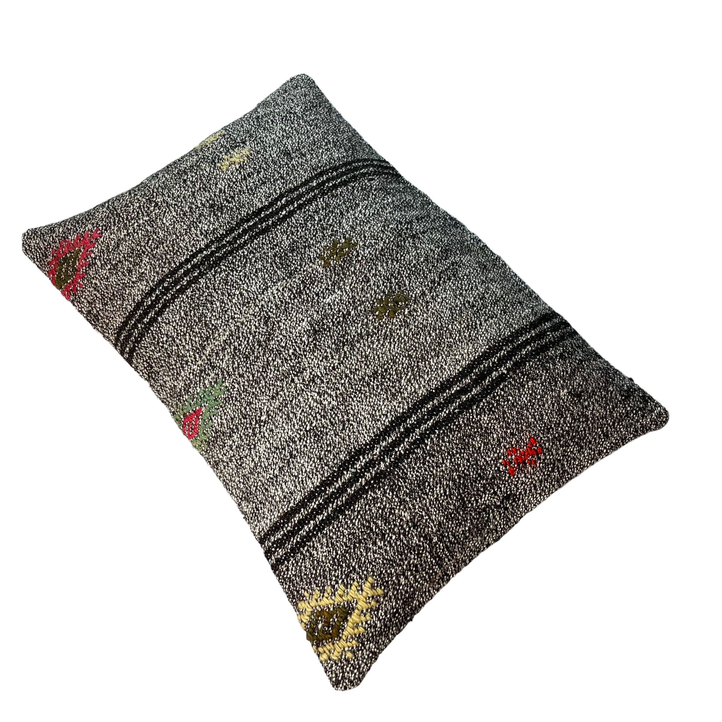 Vintage turkish handmade cushion cover , 40 x 60 cm