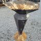 Iron standing planter