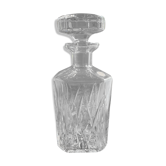 Chissed crystal whiskey decanter