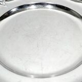 Christofle - Silver-plated metal rimmed plate