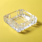 Vintage RCR Crystal Ashtray / Mid-Century Italian Glass Smokig Accesory