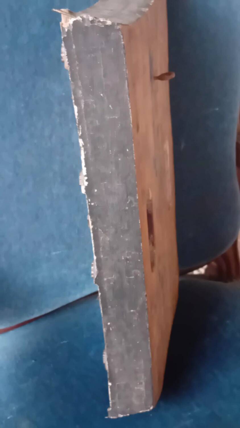 Block of old fabric printing