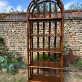 Vintage rattan shelf 1970