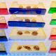 12 old holder- resin knives inclusion vintage shells 60/70