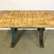 Blue Industrial Dining Table, 1960s
