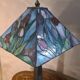 lamp 1975 to 85 origin lampshade stained glass Tiffany style 53x30 el