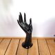 Hand ring soliflore black ceramic