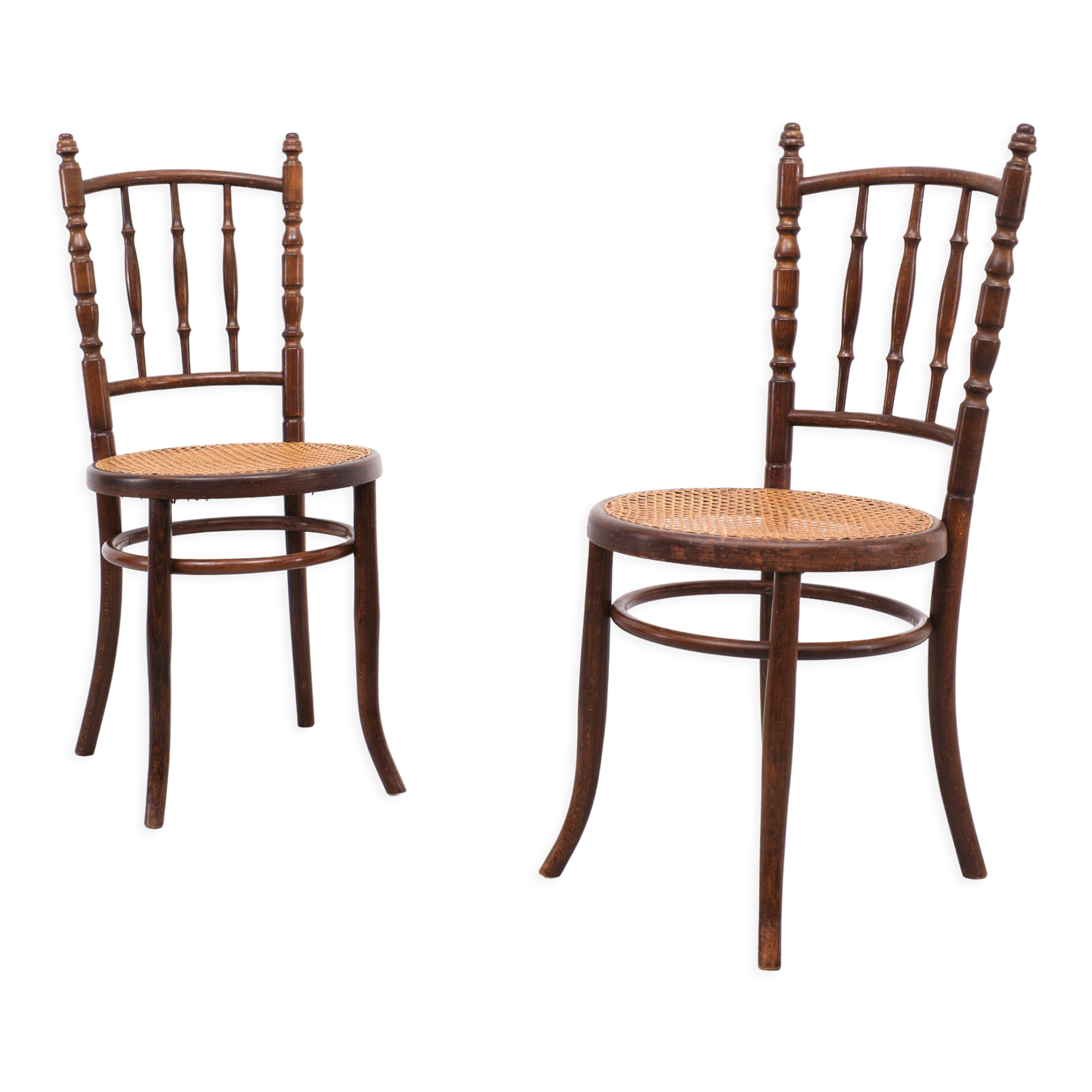 2 Thonet Mundus chairs Vienna Austria, circa 1925