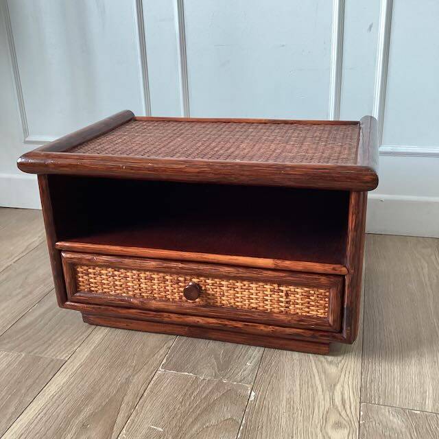 Chevet en rotin Roche-Bobois