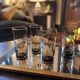 4 smoked long drink glasses – 1970s 4 smoked long drink glasses – year