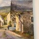 Oil Painting by Yann Le Francois Landscape Cantal Farm Aveyron Signed