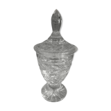 Cut crystal candy pot h 33 cm