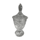 Cut crystal candy pot h 33 cm