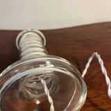 Clear glass lamp bulb