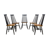 Lot of 5 chairs Ilmari Tapiovaara