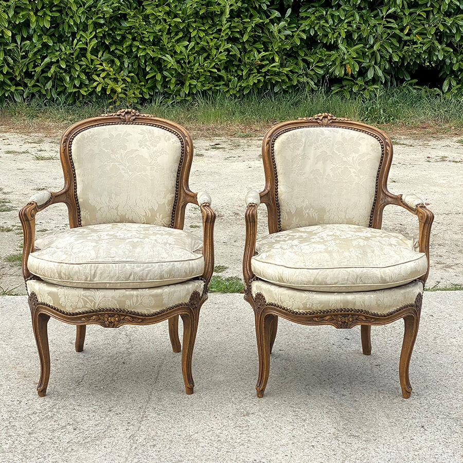 Pair of Louis XV armchairs