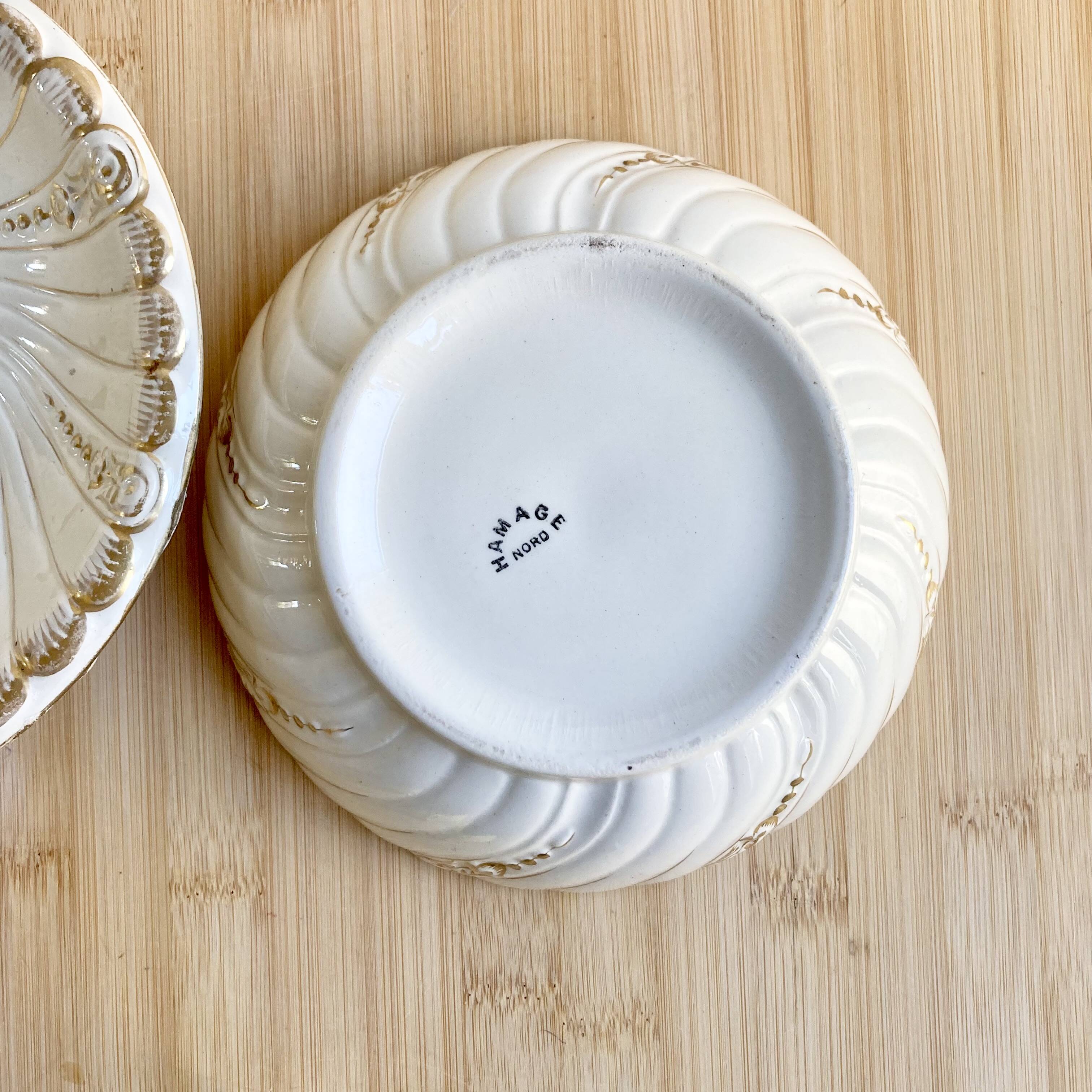 Sponge holder / Hamage - Saint Amand / iron earth / 19th century / antique