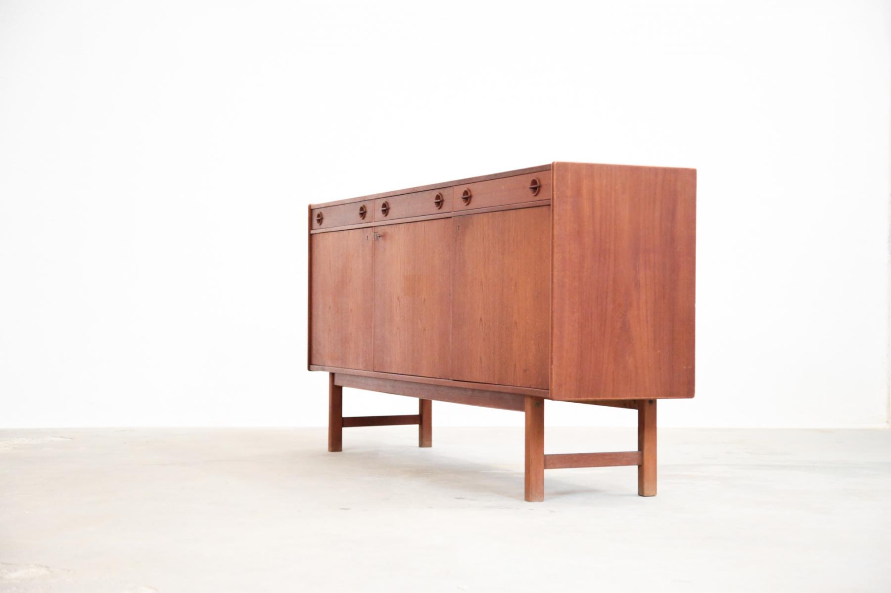 Scandinavian sideboard by Danish designer Tage Olofsson in teak
