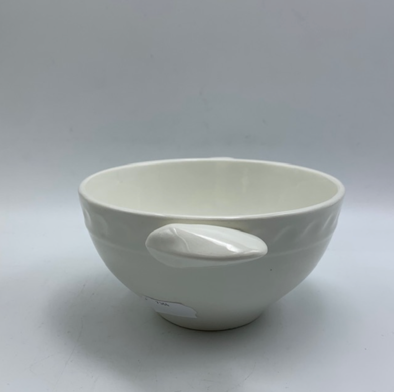 Six bowls for fish soup or Gien mussels