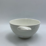 Six bowls for fish soup or Gien mussels