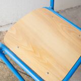 Wooden and metal children's chair