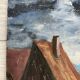Oil on vintage panel