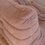 Togo velvet striped sofa