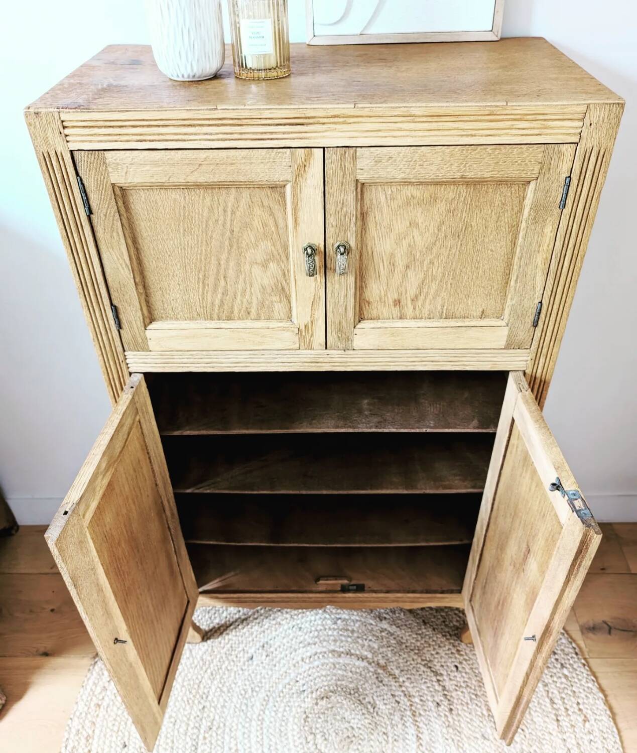 Art Deco oak sideboard
