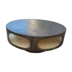 Table basse UFO en résine vers